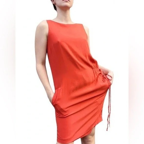 Vince Dresses & Skirts - Vince Vibrant Orange Mini Dress